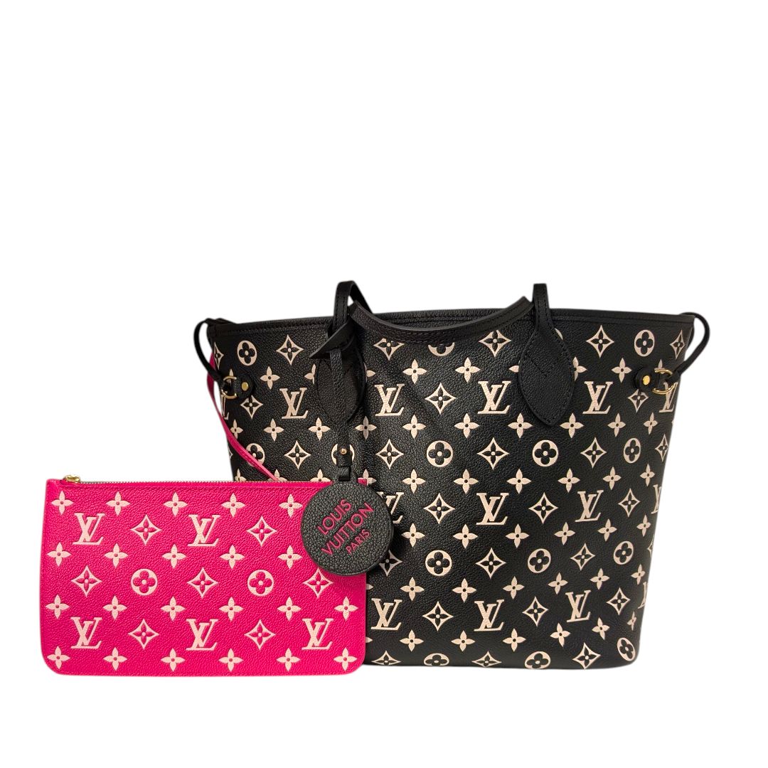 Louis Vuitton Neverfull MM In The City (Black and White)