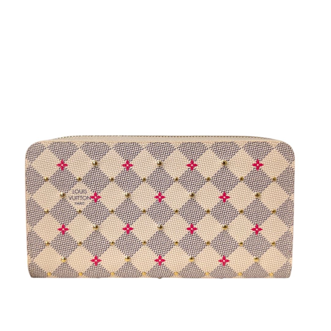 LV Damier Azur Studded Zippy Wallet