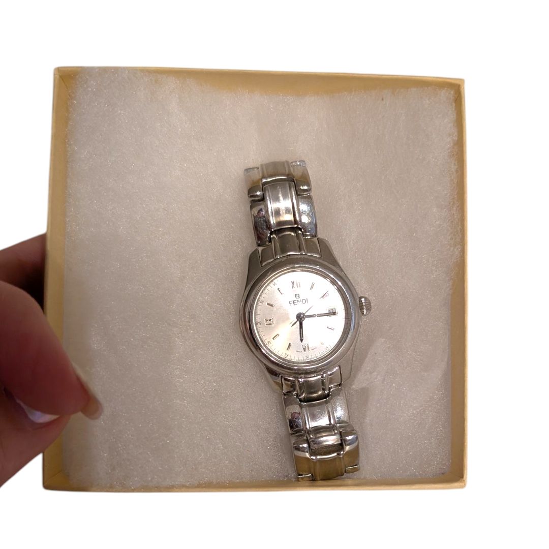 Silver Fendi Watch