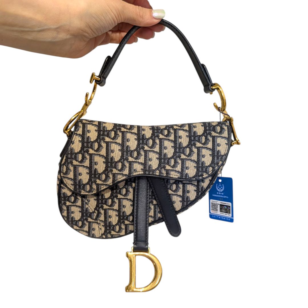 Christian Dior Oblique Mini Saddle Bag