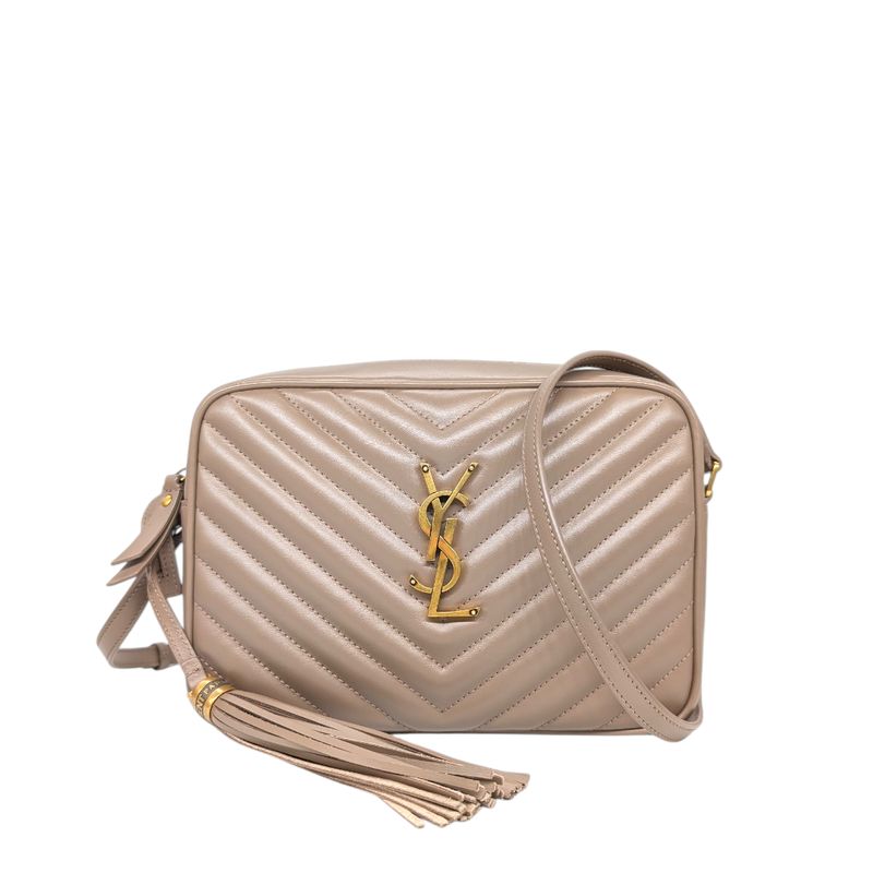 Saint Laurent Matelasse Monogram Lou Lou Camera Bag
