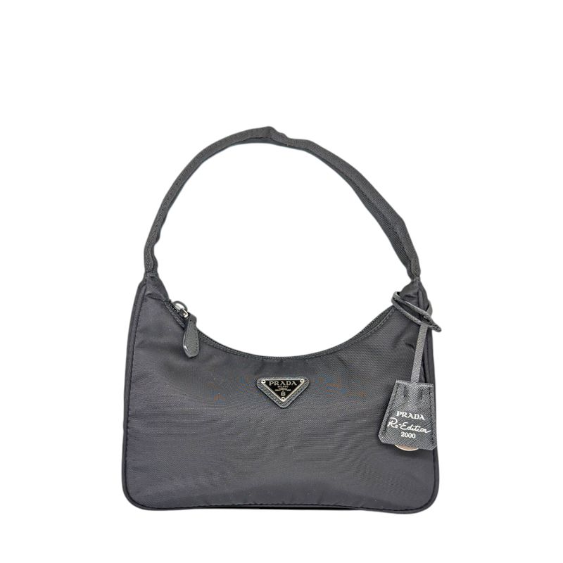 Prada Re-edition Nylon Black Cloth Strap