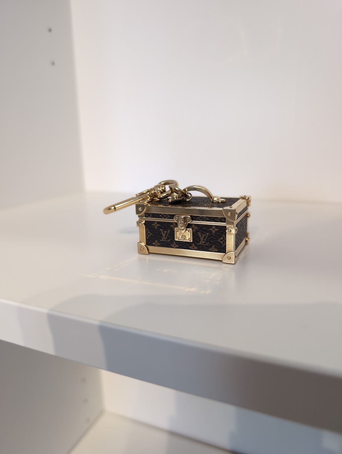 LV Porte Cles Trunk Bag Charm