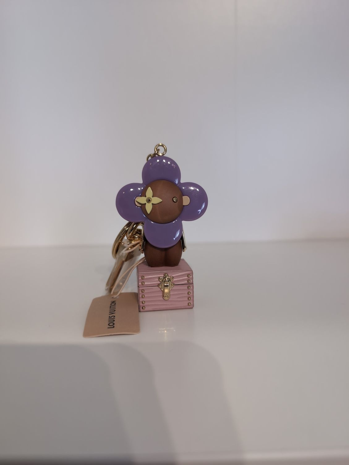 LV Wood Vivienne Trunk Charm
