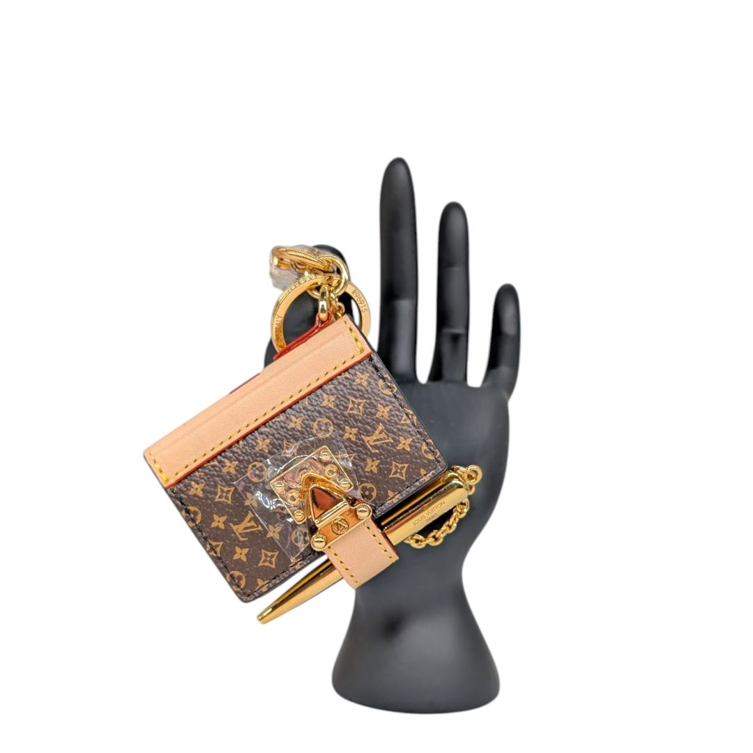 Louis Vuitton Mini Book Bag Charm