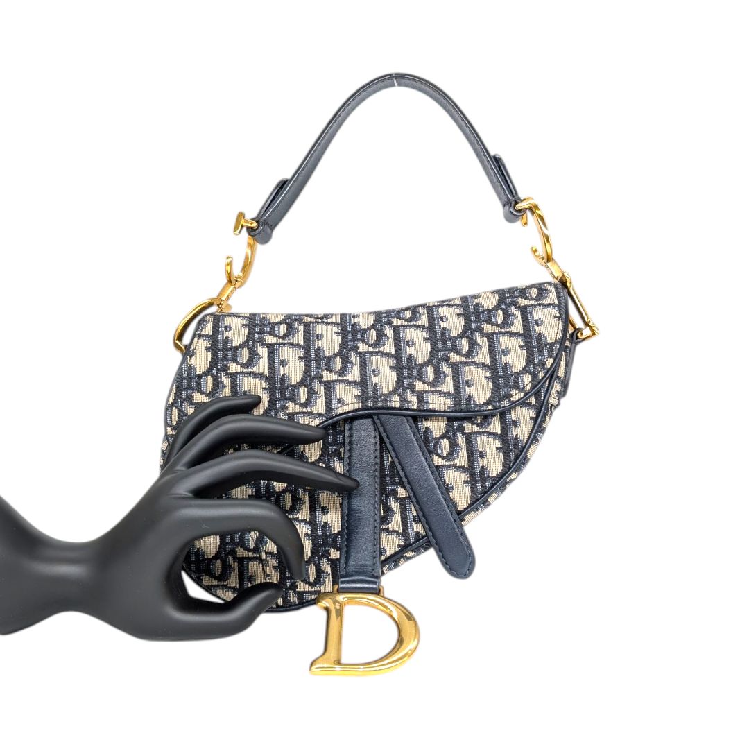 Christian Dior Oblique Mini Saddle Bag