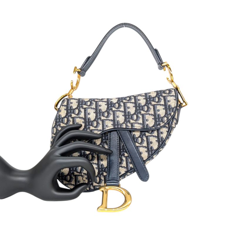 Christian Dior Oblique Mini Saddle Bag