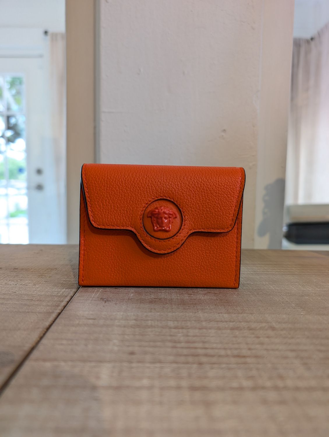Orange Versace Wallet