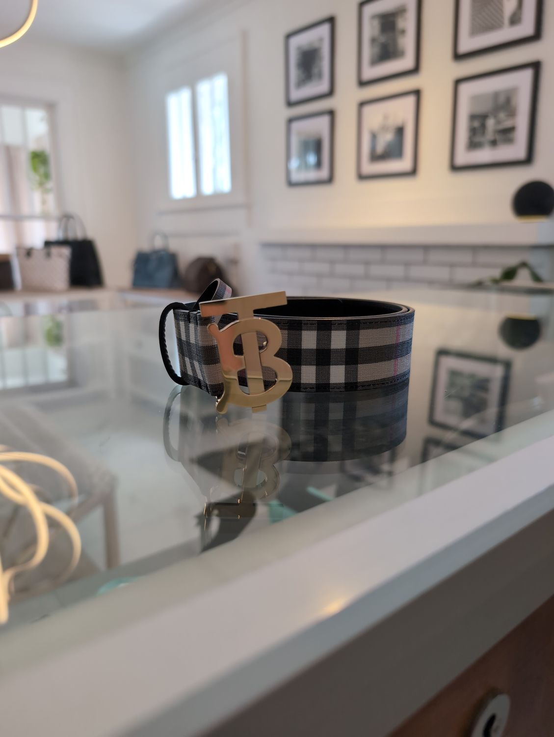 Burberry Leather Belt