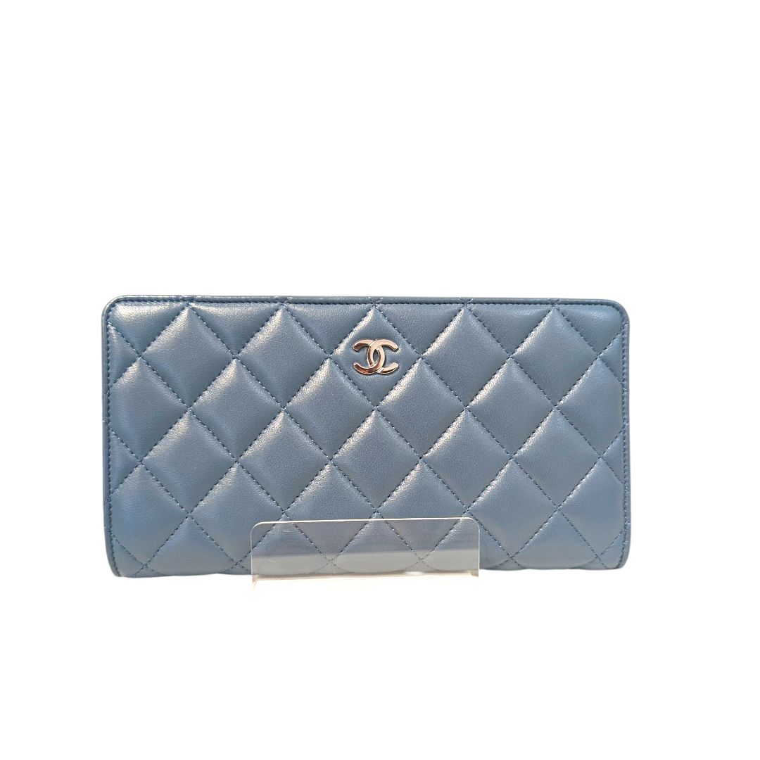 Monica Martell Chanel Lambskin Quilted Yen Wallet Layaway