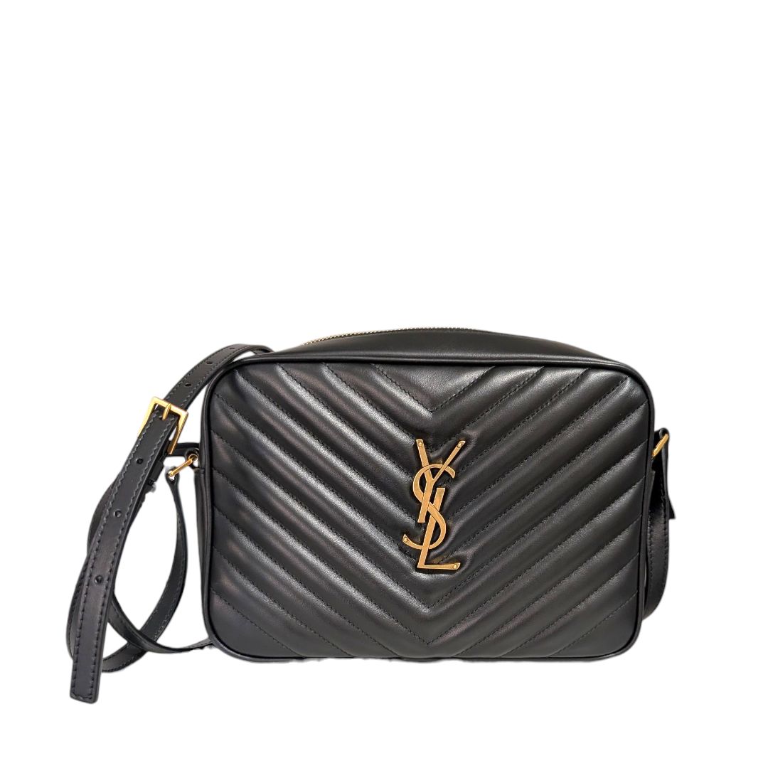 Saint Laurent Matelasse Monogram Lou Camera Bag