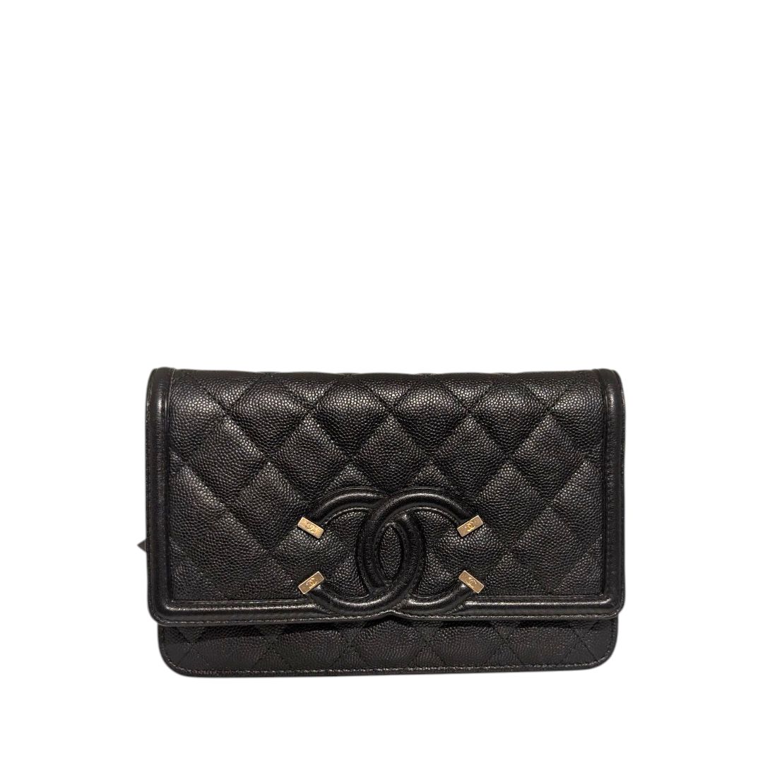 Chanel Caviar Quilted CC Filigree WOC