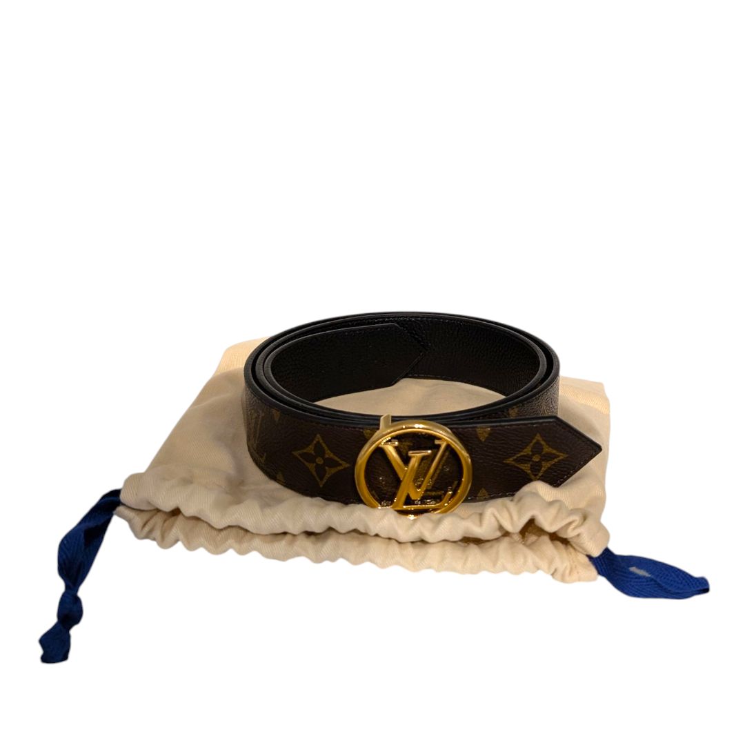 Louis Vuitton Circle Initials Reversible Belt (Size 35/90)