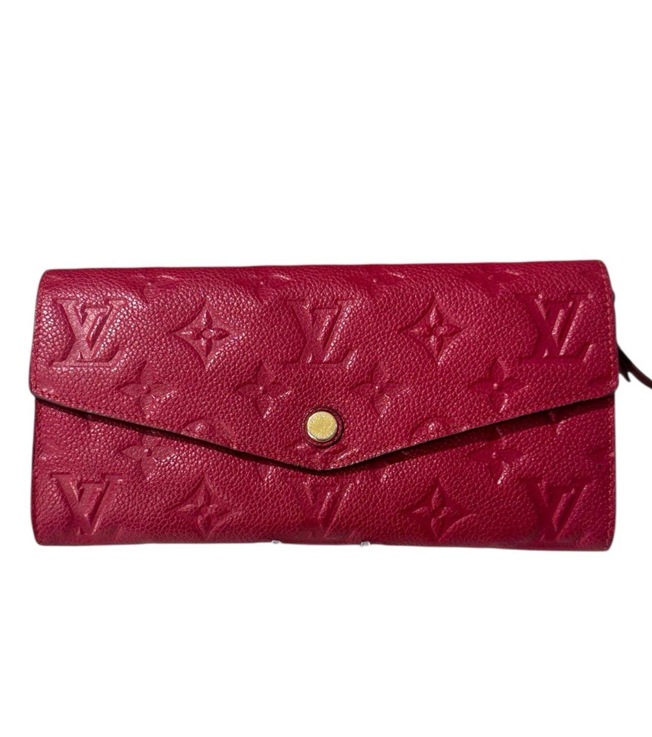 Louis Vuitton Empreinte Curieuse Wallet (Red)