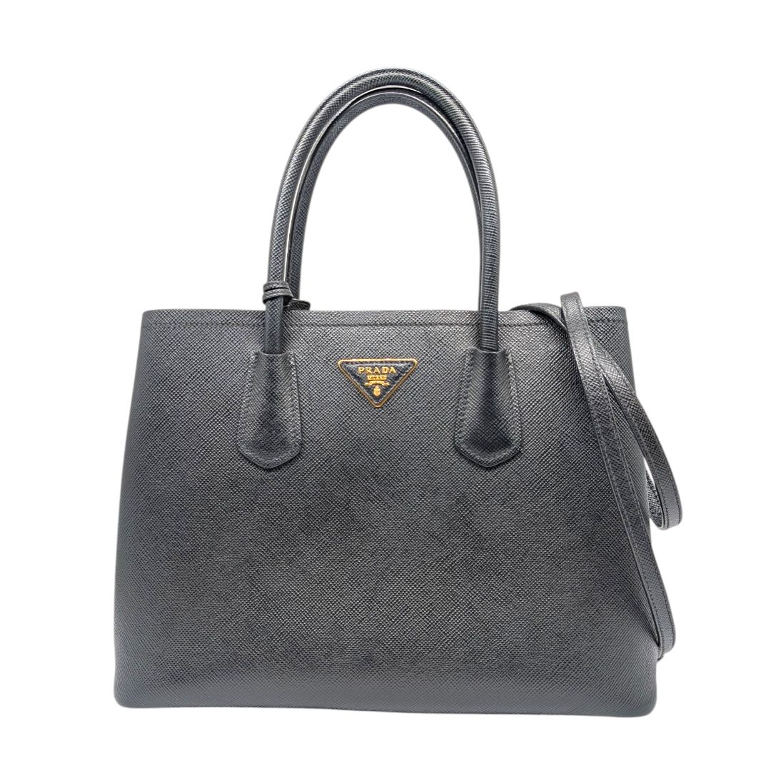 Prada Saffiano Cuir Medium Double Bag