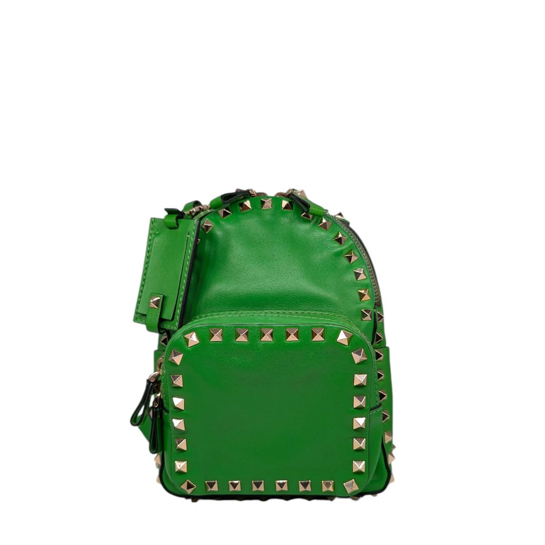 Valentino Garavani Rockstud Mini Backpack (Green)