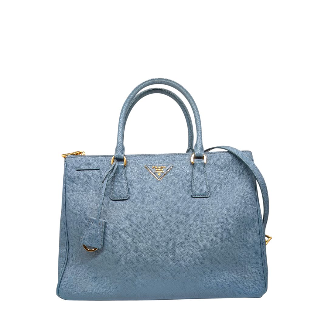 Prada Saffiano Medium Galleria Double Zip Tote
