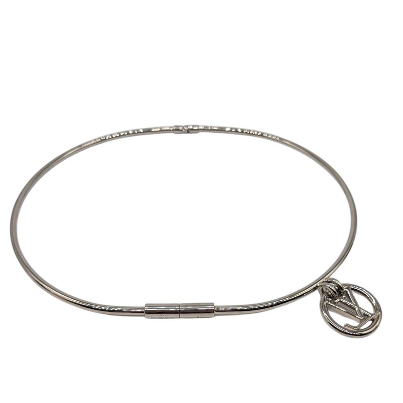 Louis Vuitton Logo Charm Silver Belt