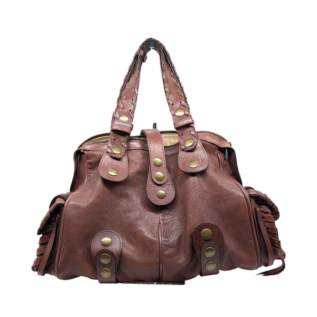 Chloe Calfkskin Silverado Pocket Shoulder Bag