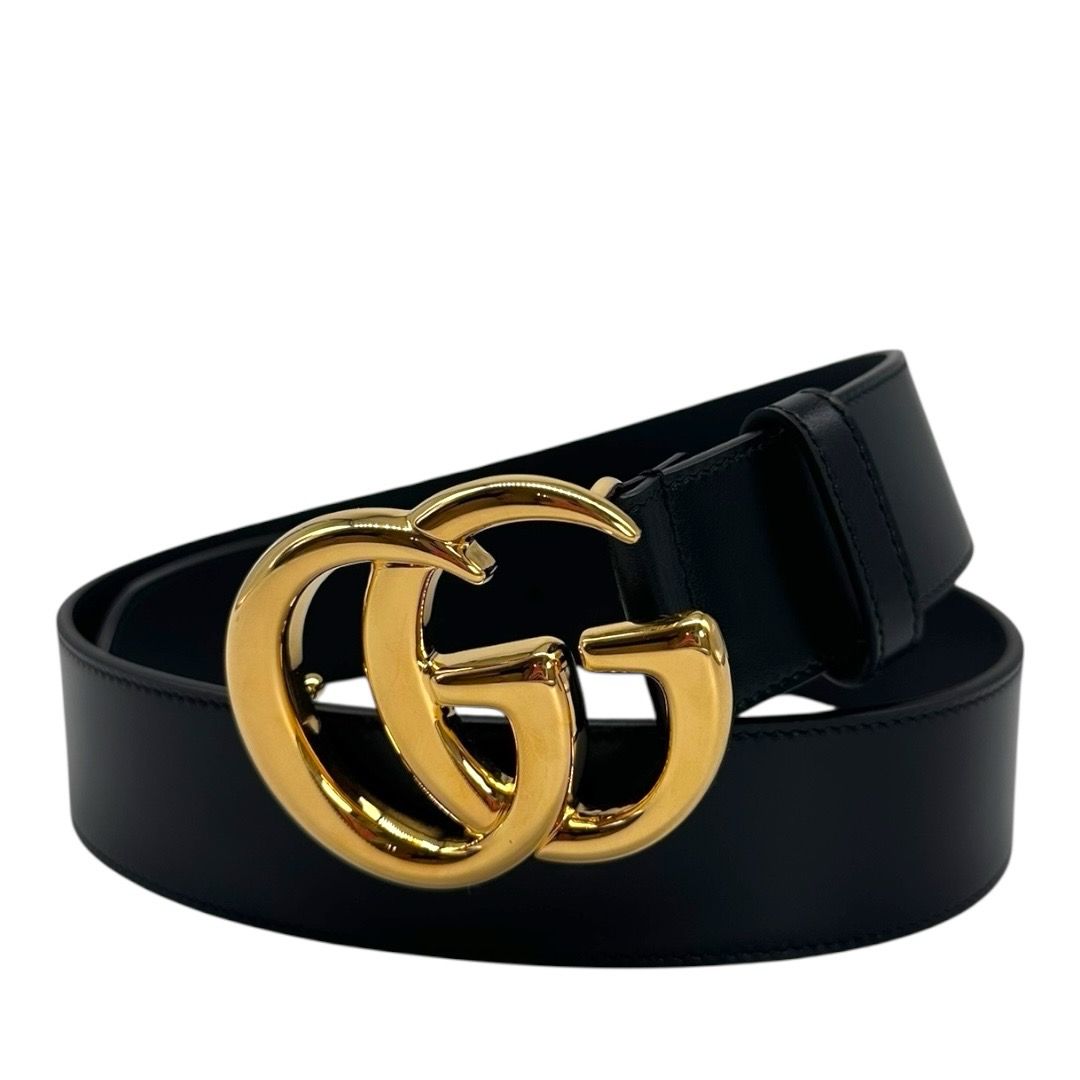 Gucci Calfskin Double G Belt..