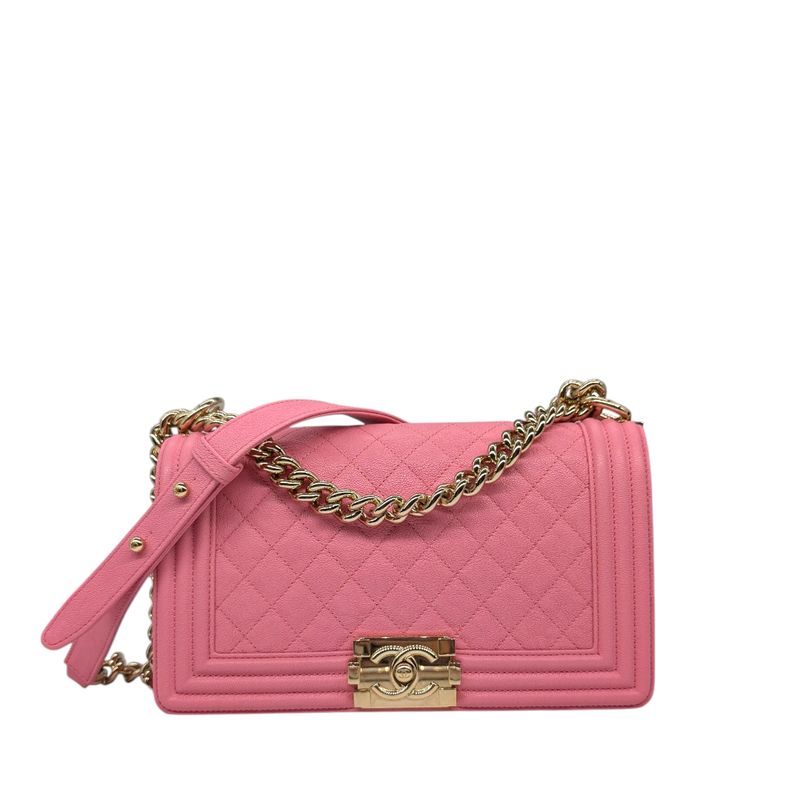 Chanel Quilted Caviar Boy Bag
