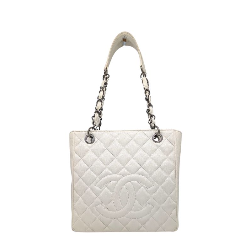 Chanel Caviar Quilted Petit Shopping Tote