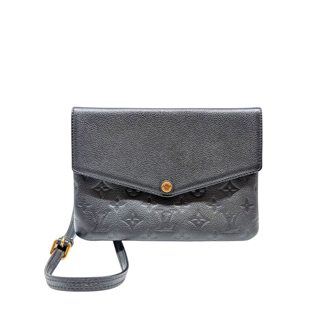 Louis Vuitton Black Empreinte Twice