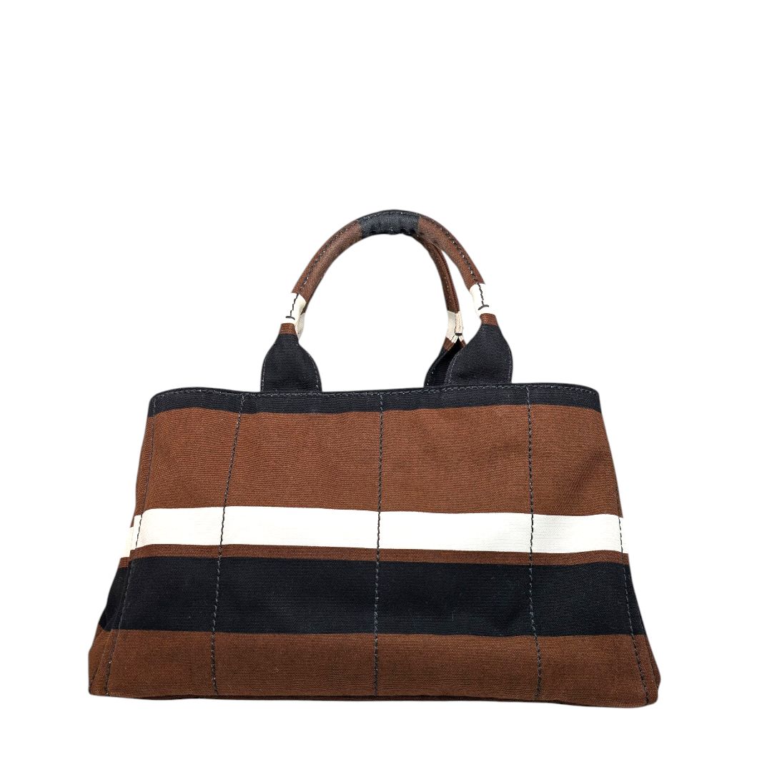 Prada Canapa Brown Striped