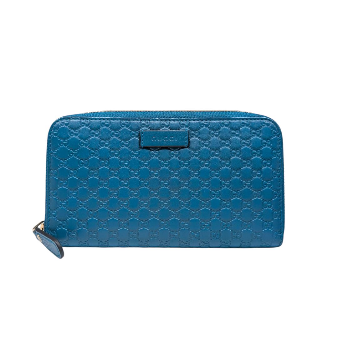 Gucci Microguccissima Zip Around Wallet