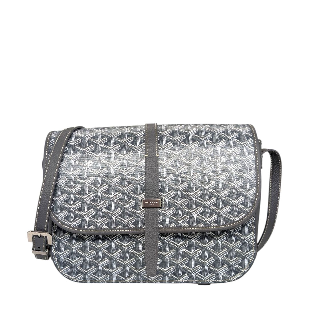 Goyard Goyardine Belvedere II MM Messenger Bag (Grey)
