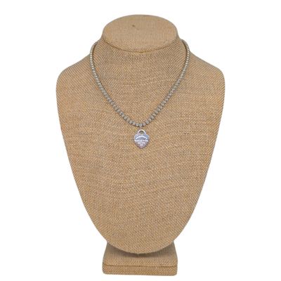 Tiffany Return to Tiffany Heart Tag Bead Necklace