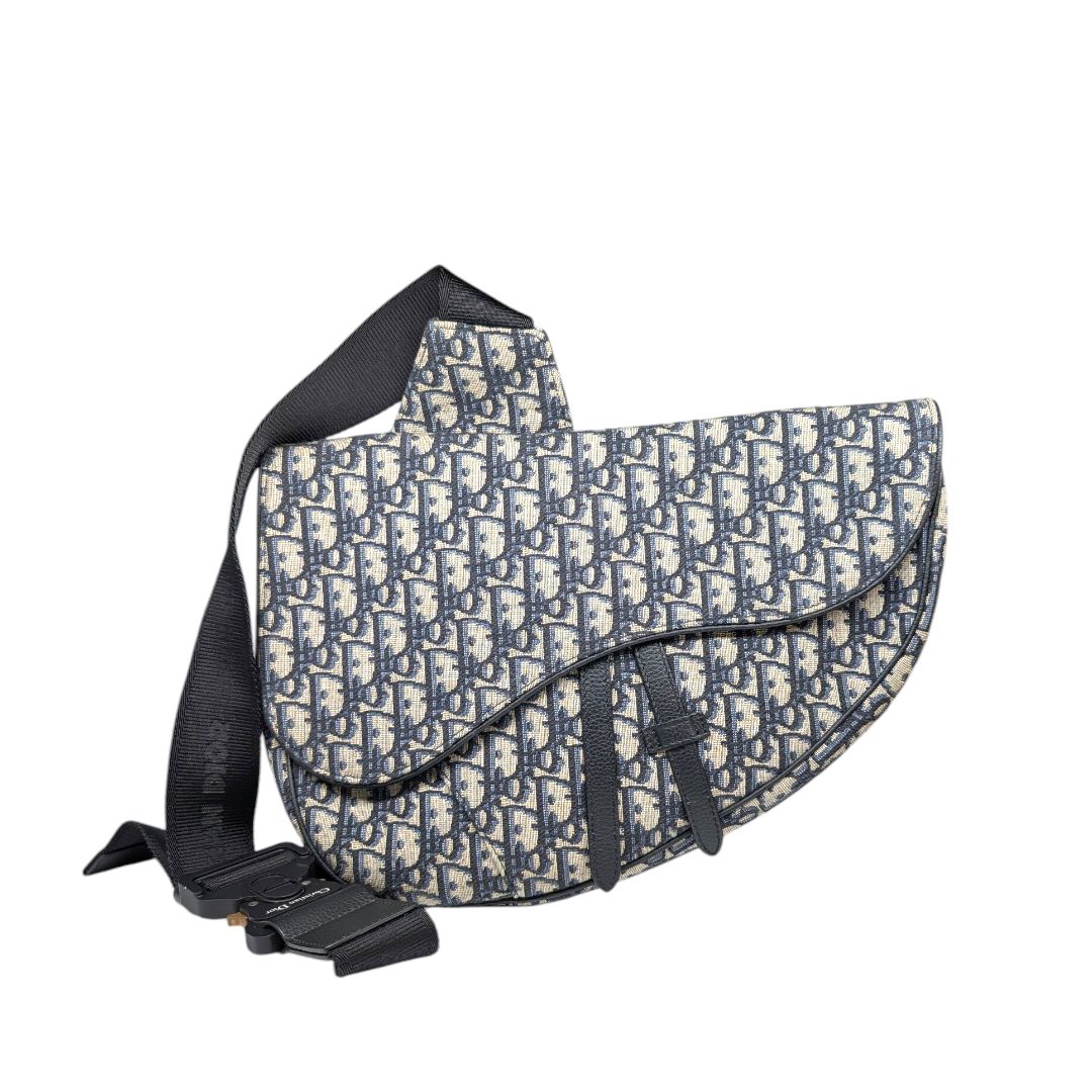 Christian Dior Oblique Mens Saddle Bag