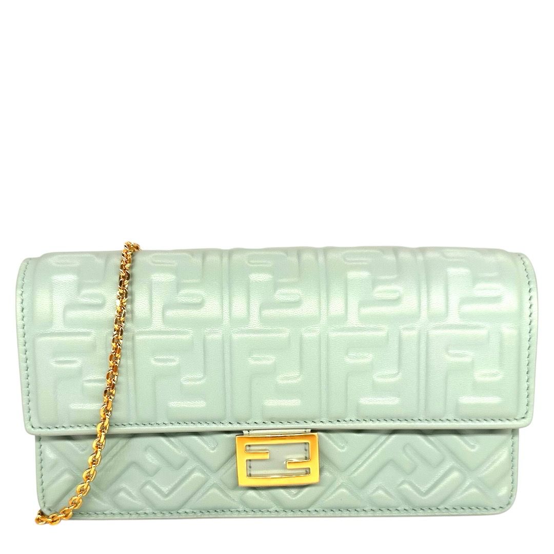 Fendi Nappa Matisse FF Embossed WOC Baguette
