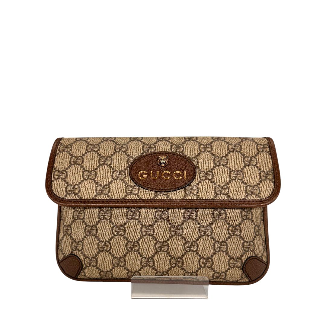 Gucci GG Supreme Monogram Neo Vintage Web Belt Bag.