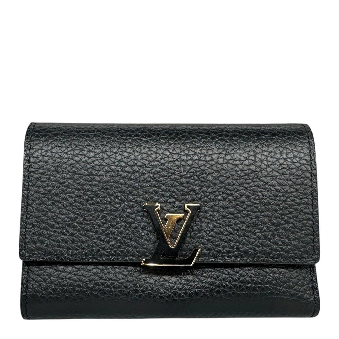 Louis Vuitton Taurillon Capucines Compact Wallet.