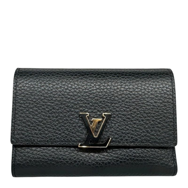 Louis Vuitton Taurillon Capucines Compact Wallet.