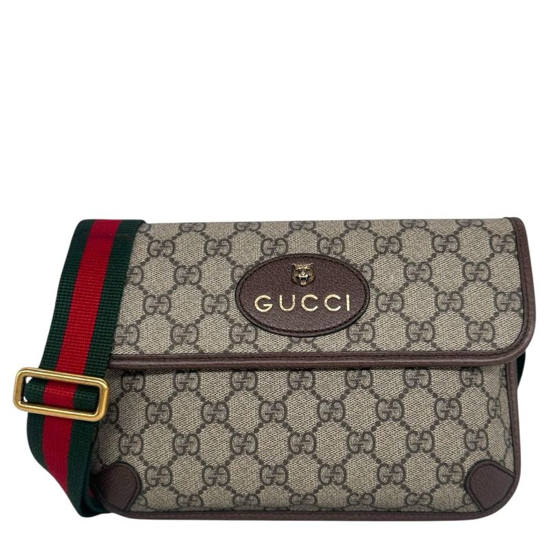 Gucci GG Supreme Monogram Neo Vintage Web Belt Bag.