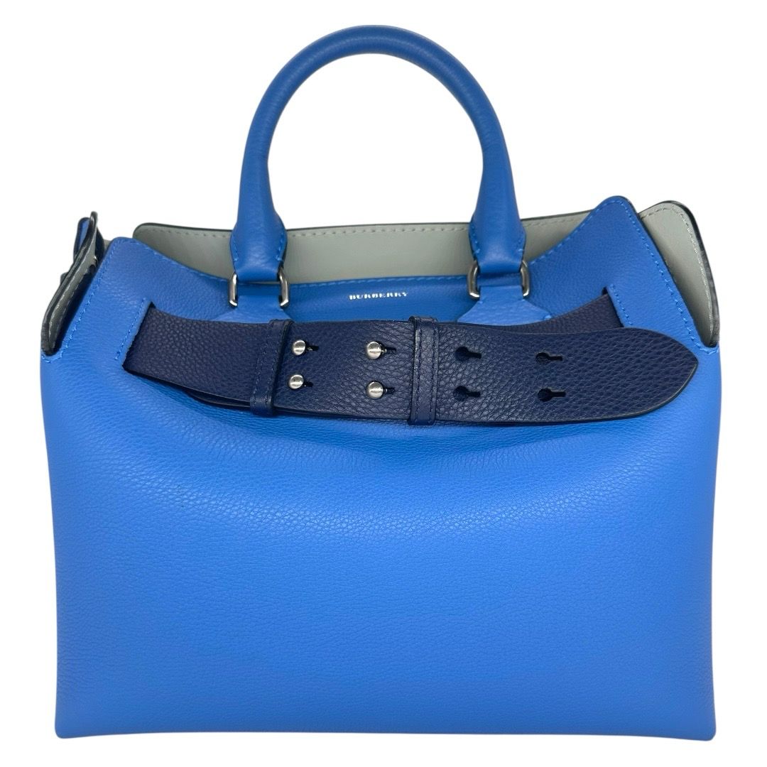 Burberry Small Leather Belt Bag (Hydrangea Blue)