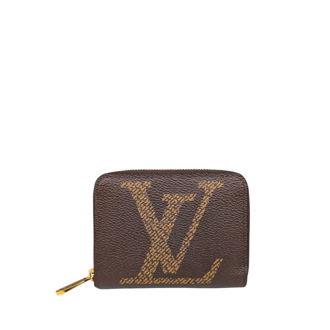 Louis Vuitton Monogram Giant Zippy Coin Purse.
