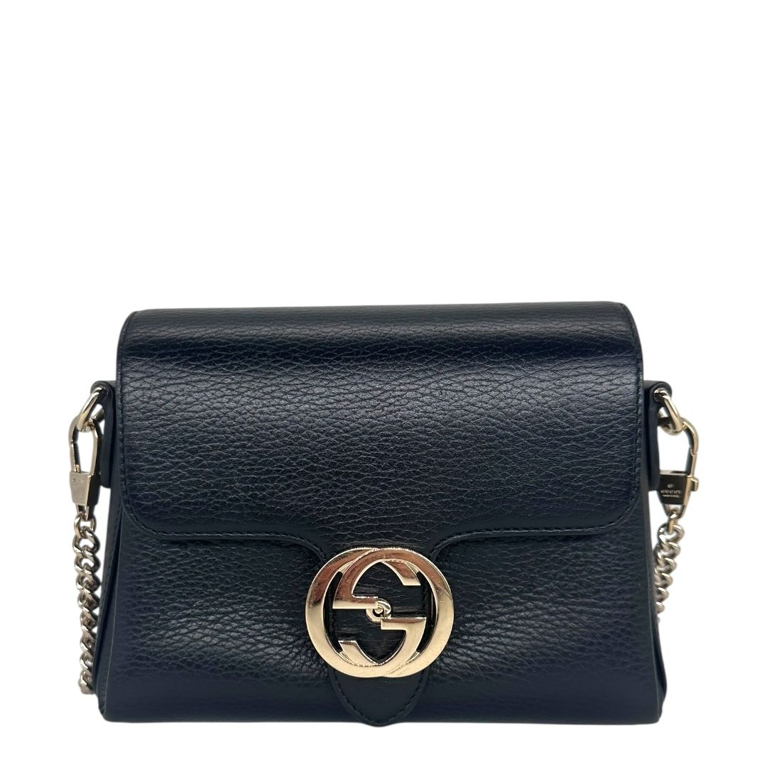 Gucci Dollar Calfskin Interlocking G Crossbody
