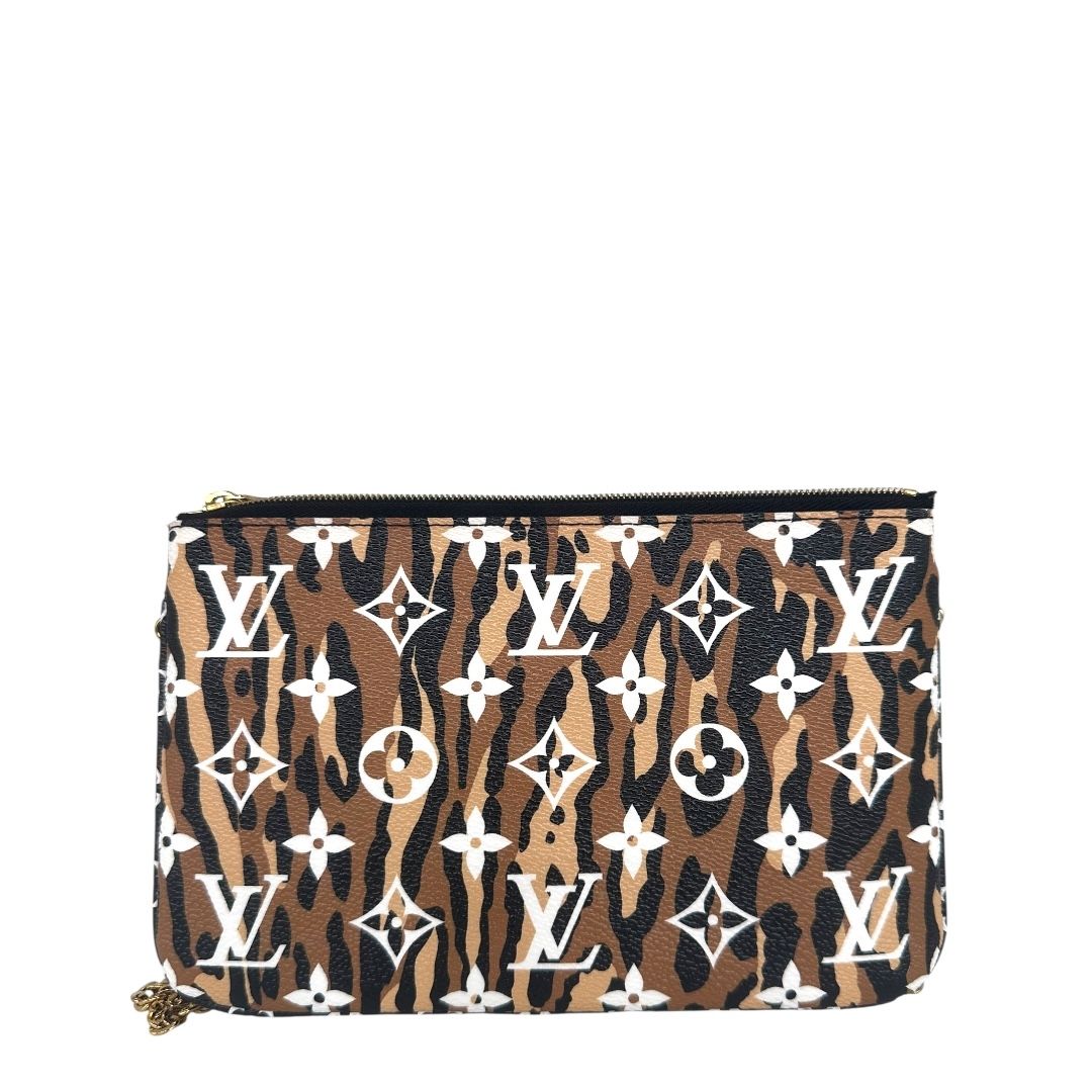 Louis Vuitton Monogram Giant Jungle Double Zip Pochette