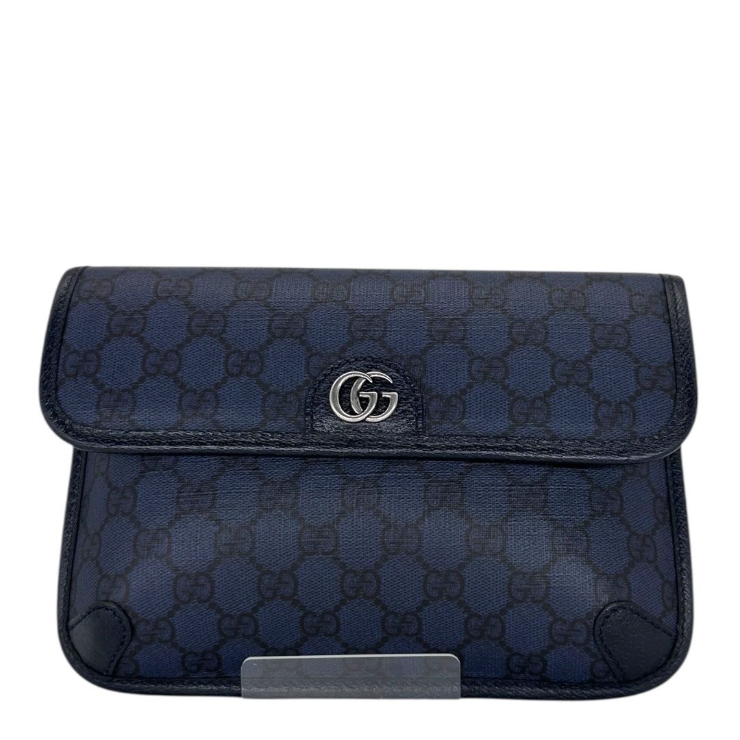 Gucci GG Supreme Monogram Web Slim Belt Bag