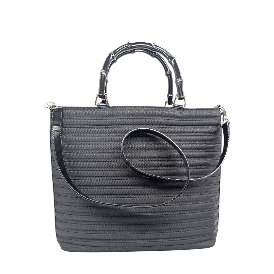 Gucci Woven Bamboo Top Handle Tote