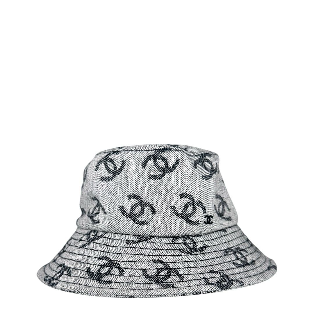 Chanel Medium Denim CC Bucket Hat