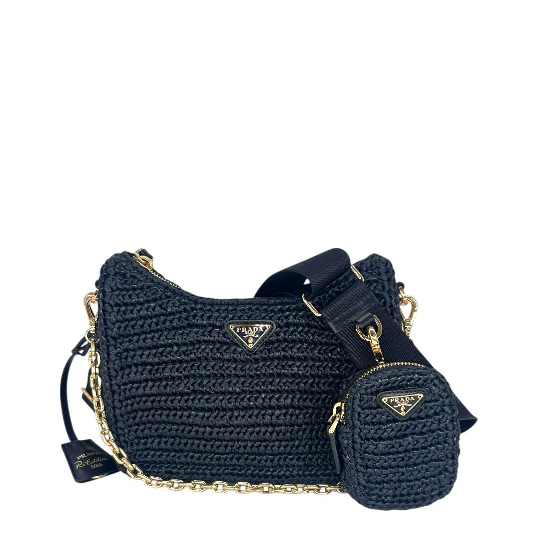 Prada Yarn Raffia Effect Crochet Re-Edition 2005