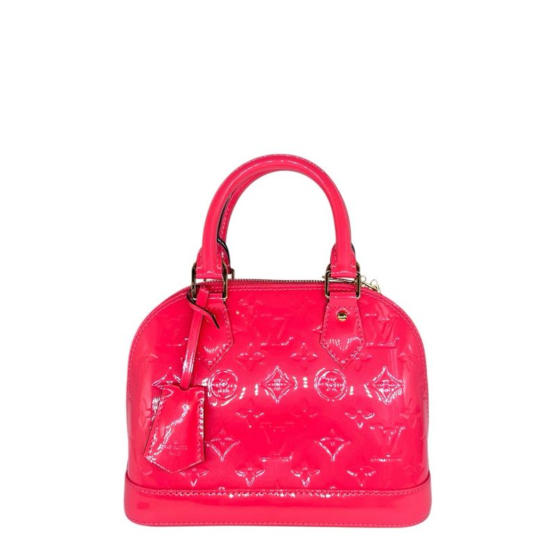Louis Vuitton Vernis Alma BB Hot Pink