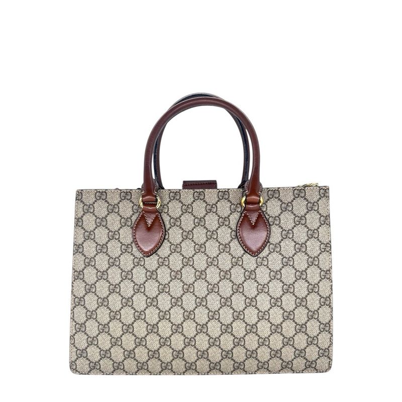 Gucci GG Supreme Monogram Top Handle Bag