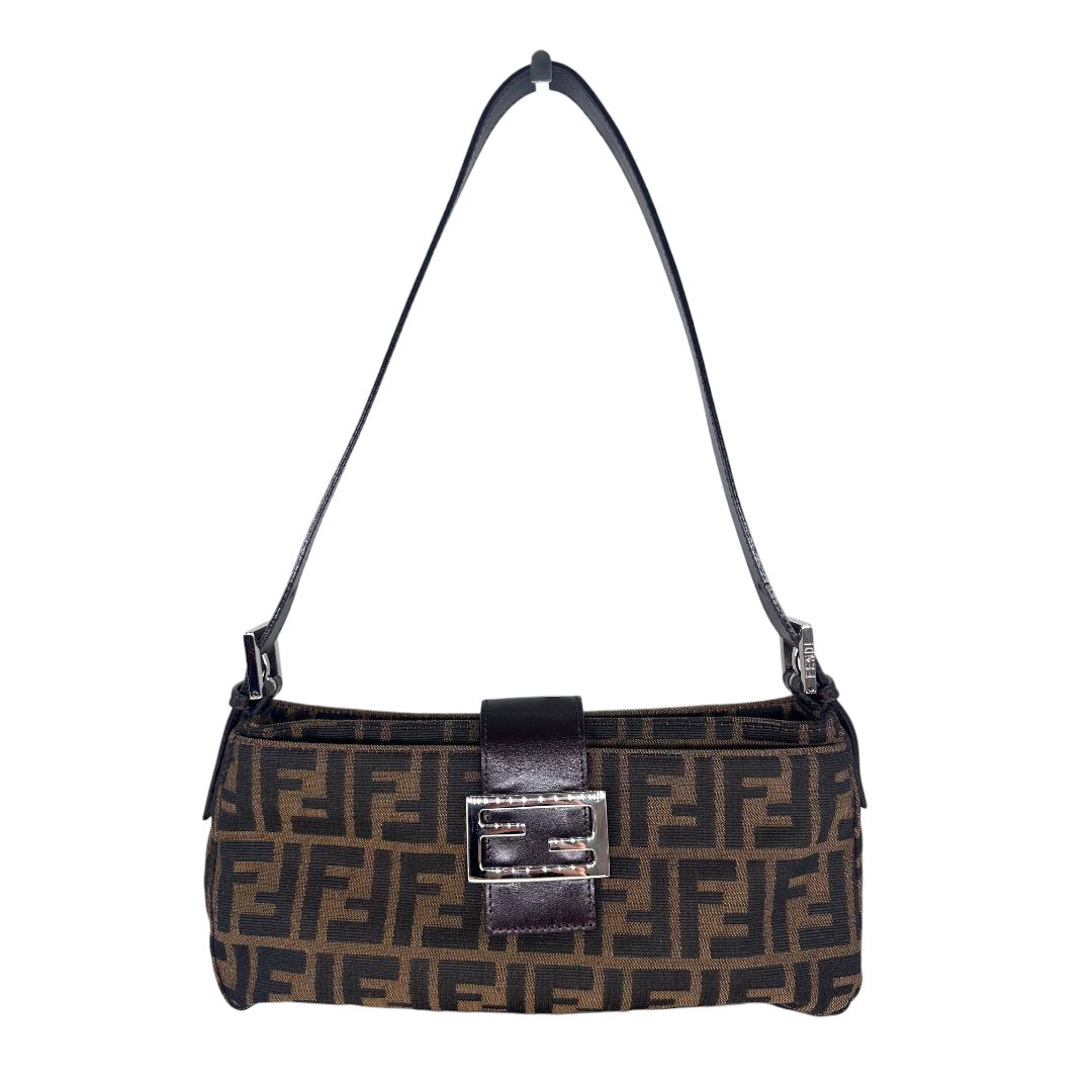 Fendi Zucca Baguette Shoulder Bag