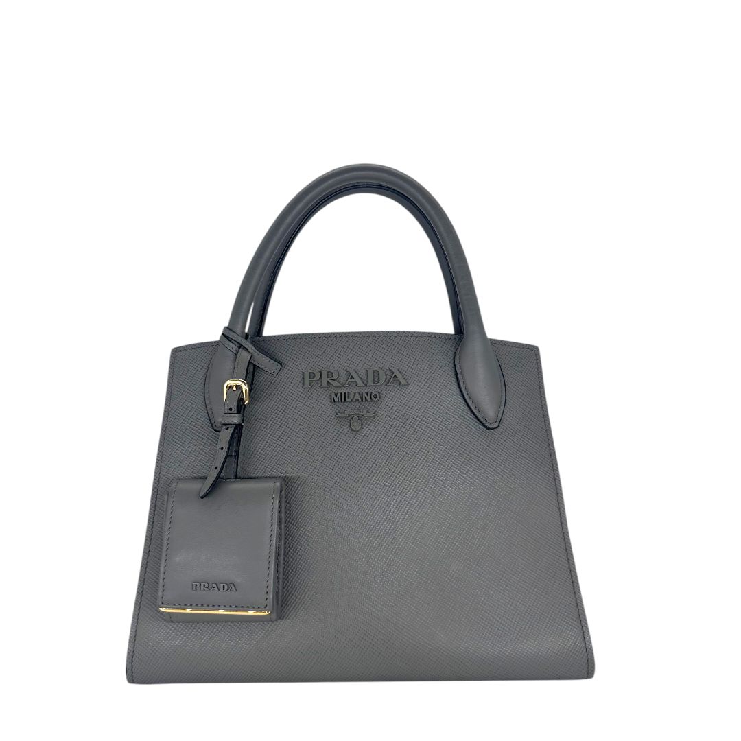 JOAN Prada Medium Monochrome Top Handle DOWNPAYMENT
