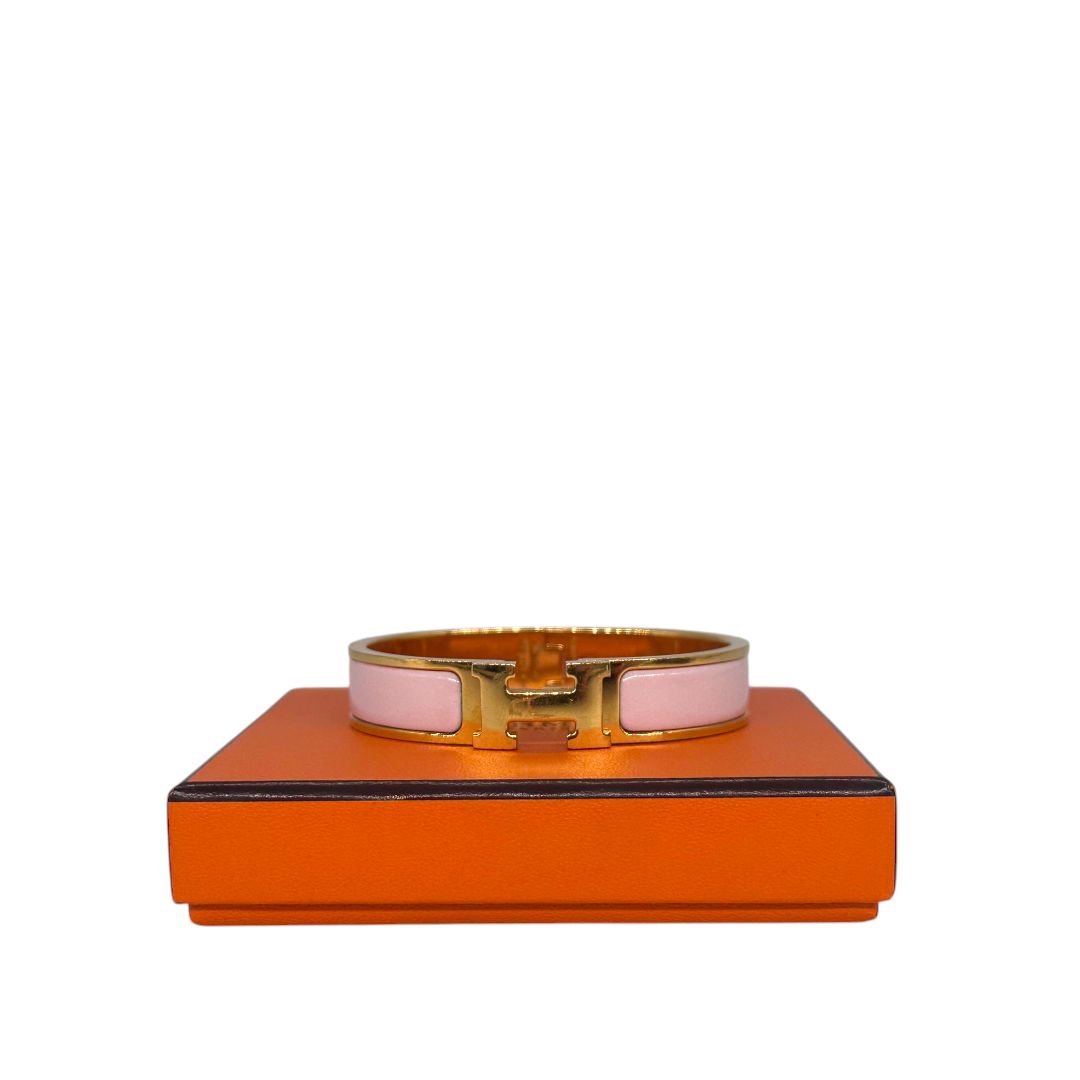 Hermes Clic H Pink Bracelet